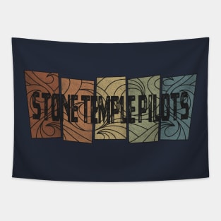 Stone Temple Pilots Retro Pattern Tapestry