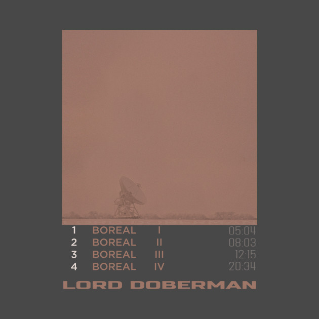 "BOREAL" ALBUM COVER ART PRINT by LORD DOBERMAN