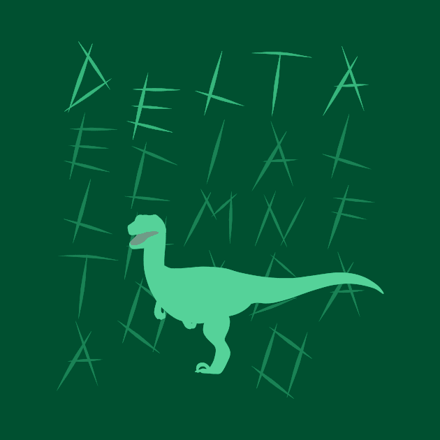 Delta the Raptor Silhouette by Alaina Williams