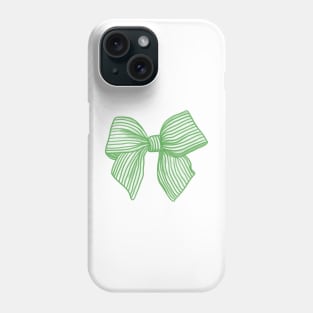 Coquette Kelly Green Bow Phone Case