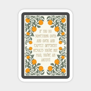 Artist Quote Magnet