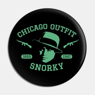 Al Capone 'Snorky' Portrait Logo - Chicago Outfit Pin