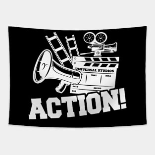 Action Clapperboard Filmmaker Tapestry