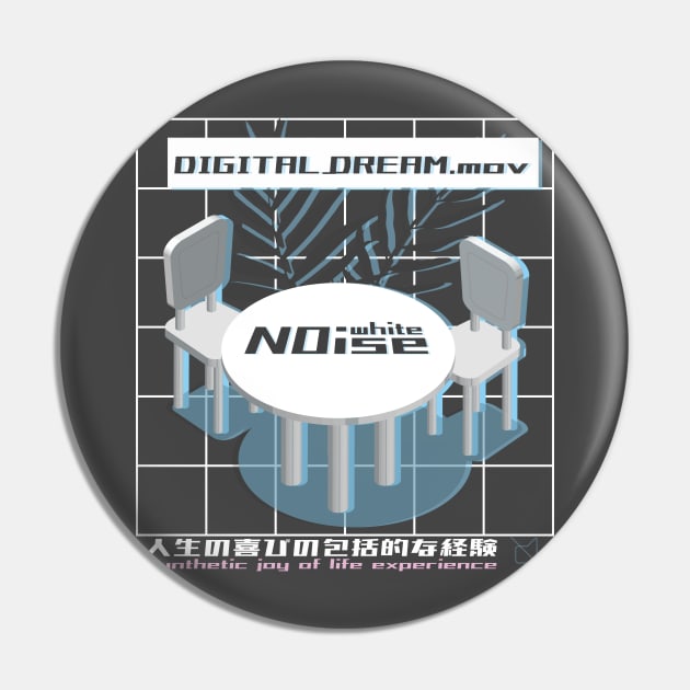 Retrowave Noise Pin by MimicGaming