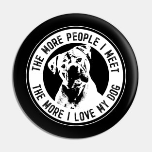 American Bulldog funny gift Shirt Pin