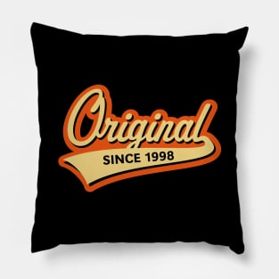 Original Since 1998 (Year Of Birth / Birthday / 3C) Pillow