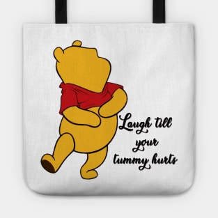 Anthropomorphic Teddy Bear Laughing Tote