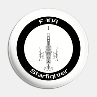 Lockheed F-104 Starfighter Pin