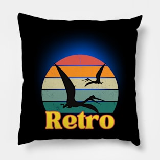 Retro Dino Pillow