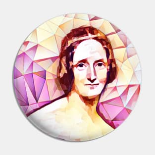 Mary Shelley Pink Portrait | Mary Shelly Artwork 12 Pin