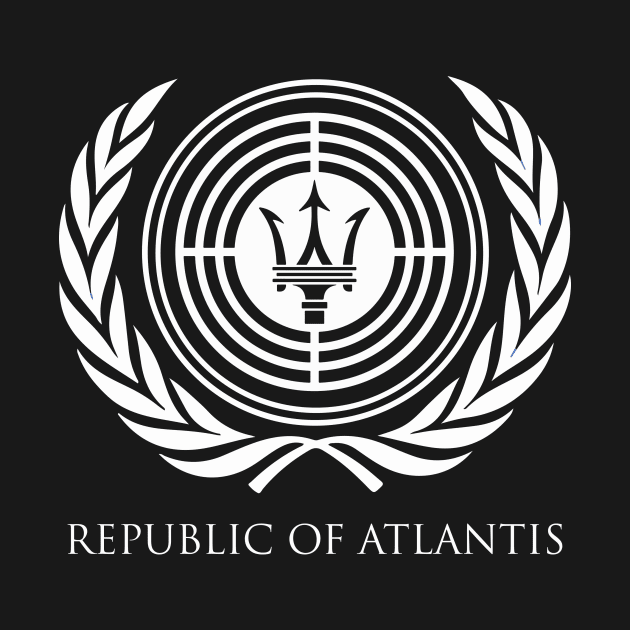 REPUBLIC OF ATLANTIS FLAG by theanomalius_merch