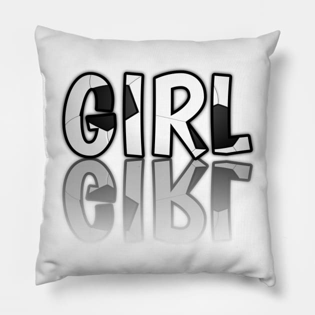 Soccer Girl - Soccer Lover - Football Futbol - Sports Team - Athlete Player - Motivational Quote Pillow by MaystarUniverse