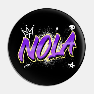 NOLA HOODIES NEW ORLEANS LOUISIANA MARDI GRAS Pin