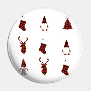 Christmas Pattern Pin