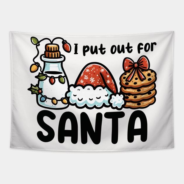 I Put Out For Santa Tapestry by MZeeDesigns