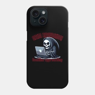 Grim reaper coding Phone Case