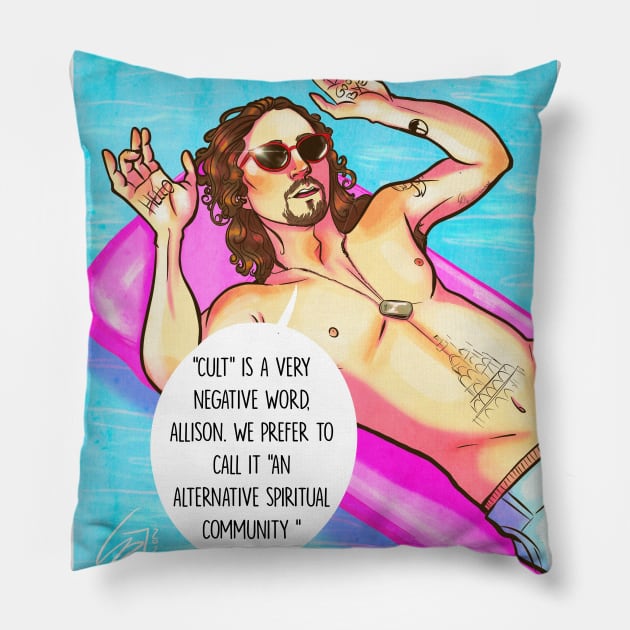 CULT Pillow by giuliarenzi