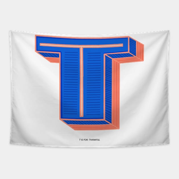 T initial Tapestry by asian tee