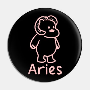 Aries Bear Cute 1 Pin