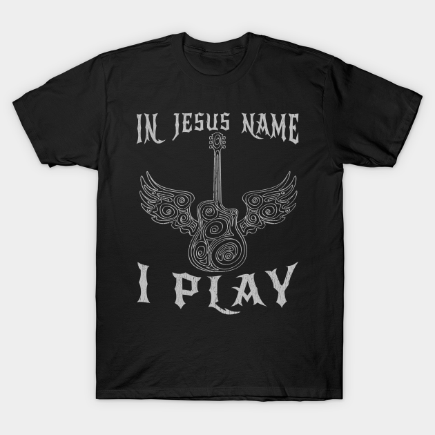 Electric Guitar Player Guitarist Acoustic Gift - Guitar - T-Shirt