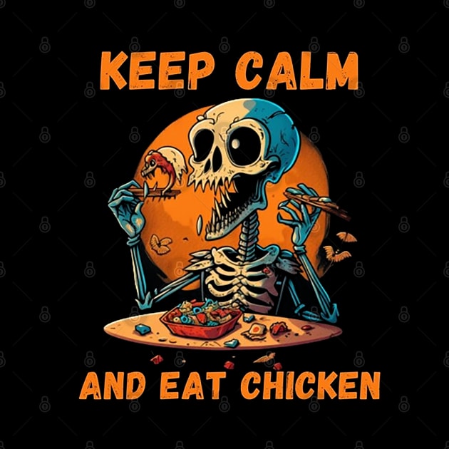 keep calm and eat chicken by victoriahague