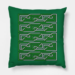 Celtic Interwoven Rectangular Knot Pattern 1 Pillow