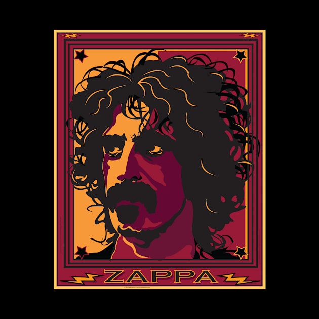 FRANK ZAPPA AMERICAN MUSICIAN COMPOSER SONGWRITER by Larry Butterworth