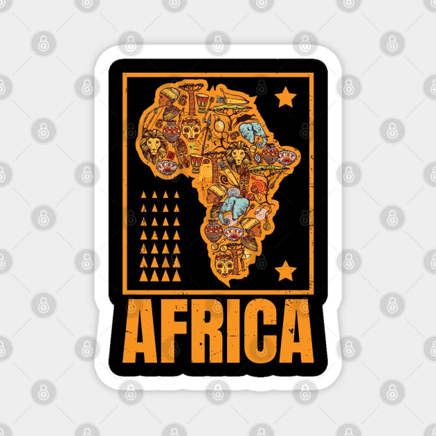 Africa Magnet by Cuteepi