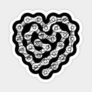 Biker Heart Magnet