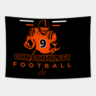 Cincinnati Football Vintage Style Tapestry