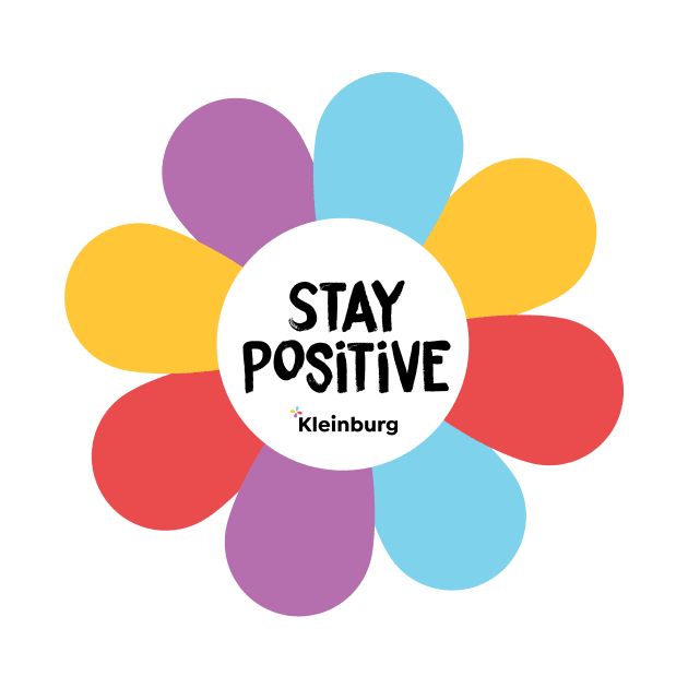 Flowers of hope: STAY POSITIVE by Kleinburg Village