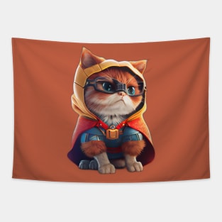 Superhero Cat Tapestry