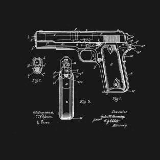 Pistol Gun Firearm T-Shirt