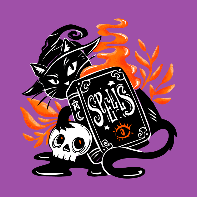 Spells cat by Magda Chonillo