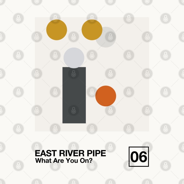 East River Pipe / Minimalist Graphic Artwork Poster Design by saudade