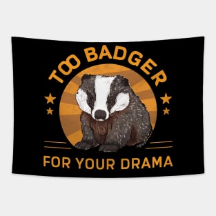 Badger Drama Tapestry