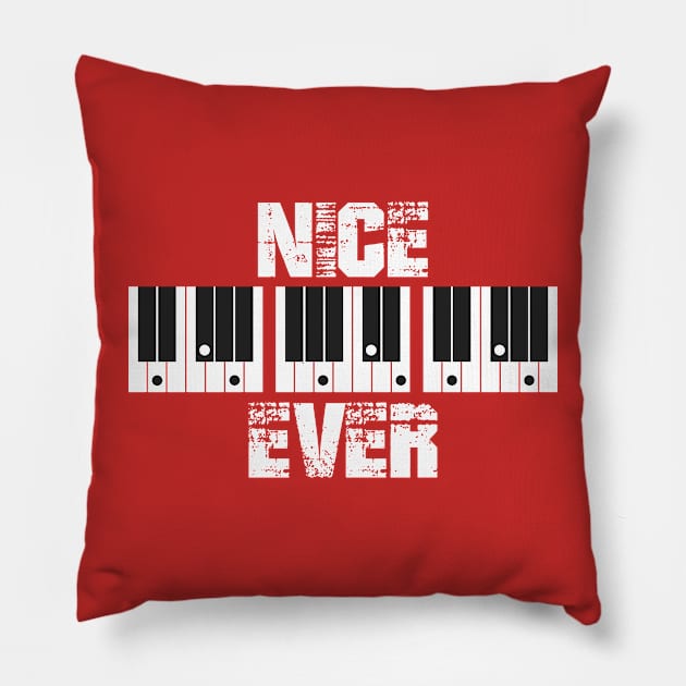 Nice DAD Ever with Piano Chords Pillow by Mysimplicity.art