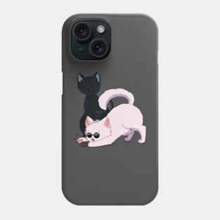 Gojo and Geto as cats Phone Case