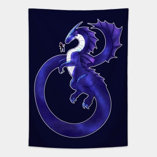 Space Dragon Draco Tapestry