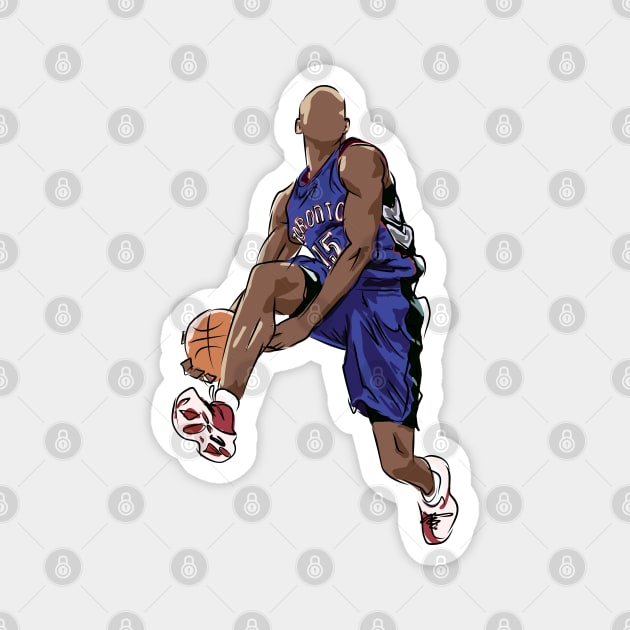 Vince Carter Dunk Sketch Magnet by rattraptees