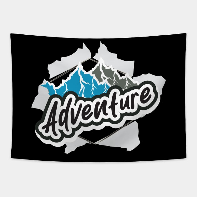 Adventure Tapestry by T-Shirt Attires