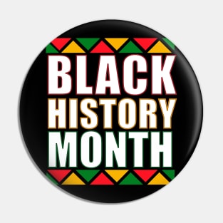 Black History Month Pin