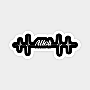 Allah Heartbeat Pulse Frequency Muslim Magnet