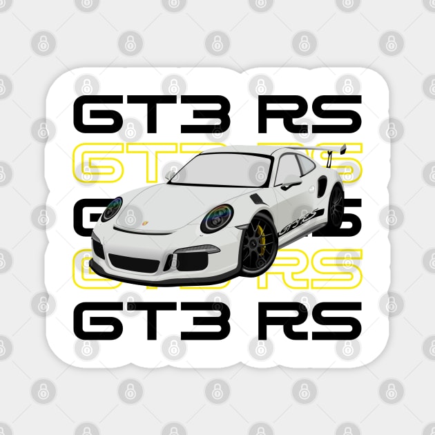 Porsche GT3 RS Magnet by LynxMotorStore