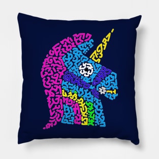 Unicorn Pickaxe Pillow
