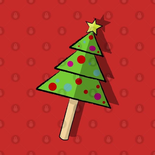 Christmas Tree Lollipop by Fun Funky Designs