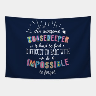 An awesome Housekeeper Gift Idea - Impossible to Forget Quote Tapestry