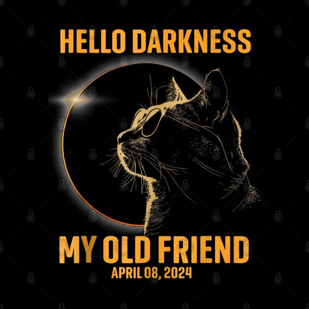 Hello Darkness My Old Friend Solar Eclipse April 08, 2024 by Palette Harbor