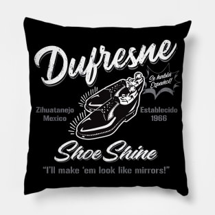 Dufresne Shoe Shine Zihuatanejo Mexico for darks Pillow