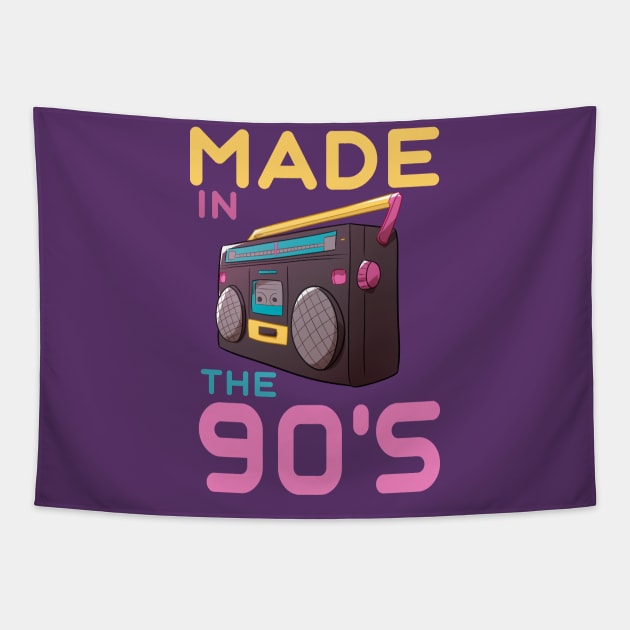 made in the 90's Tapestry by ChezALi